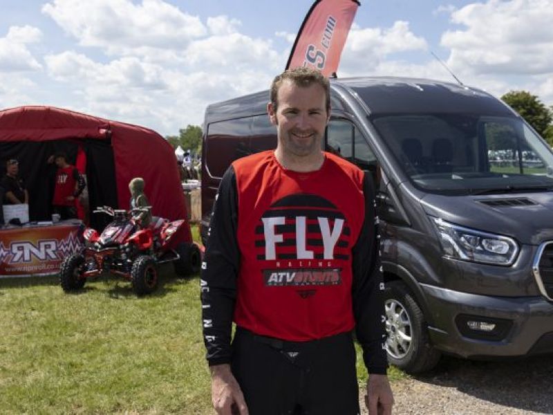 Stunt rider Paul flies high with new Ford Transit from Van Sales UK