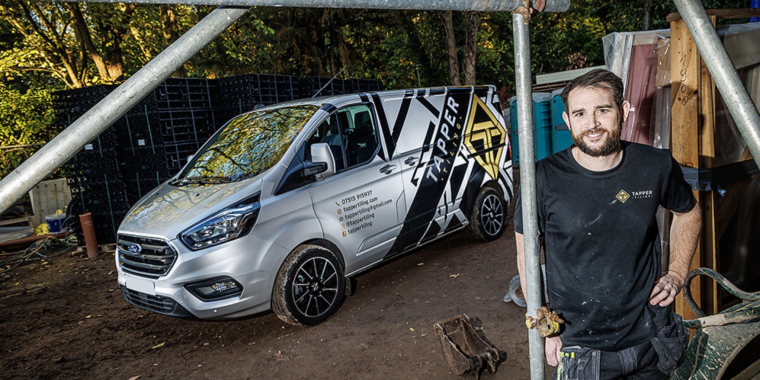 Tapper Tiling levels up with new Ford Transit Custom from Van Sales UK