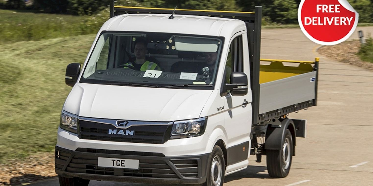 MAN TGE Tipper vs MAN eTGE Electric Tipper