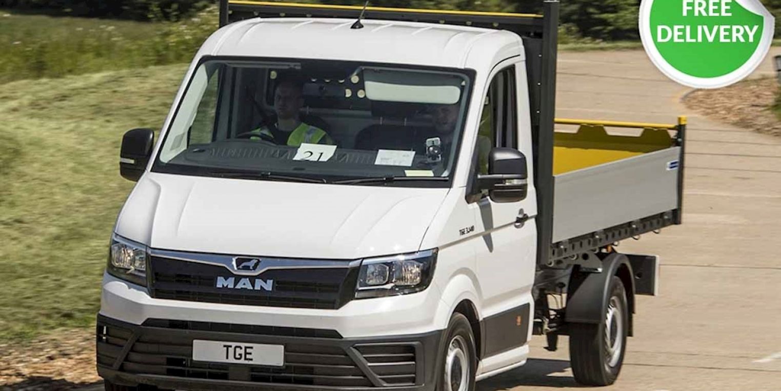 MAN eTGE Tipper vs Volkswagen E-Crafter Tipper