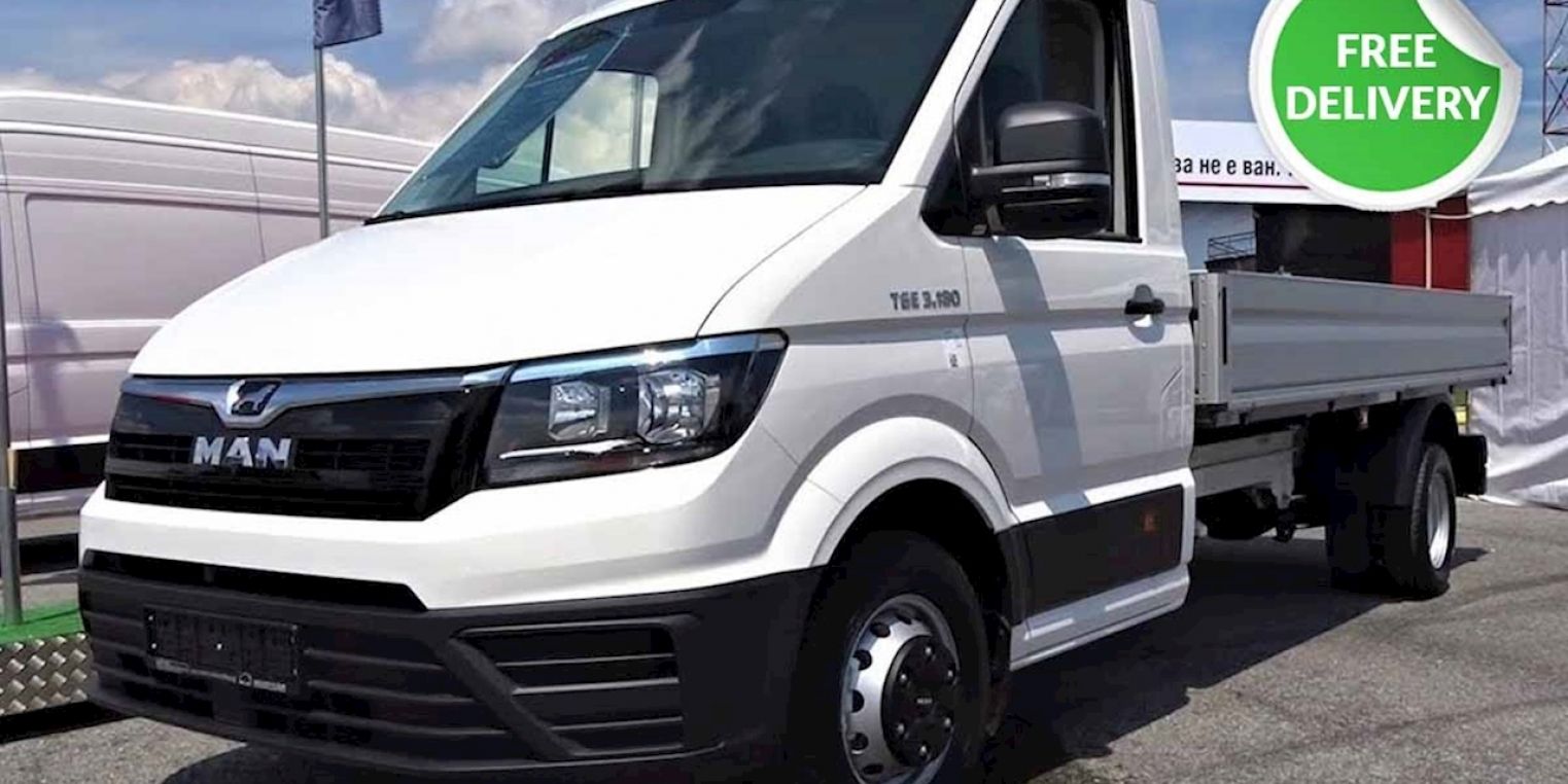 MAN eTGE Dropside vs Volkswagen e-Transporter Dropside