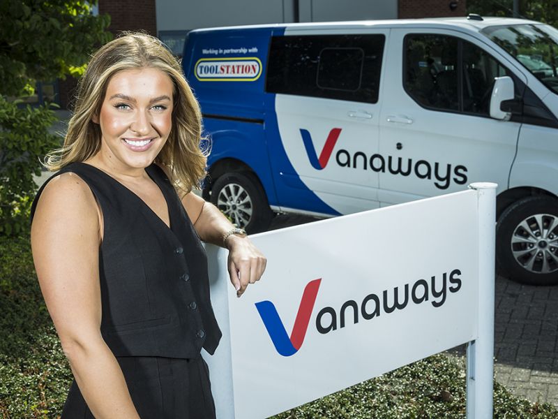 Hannah takes to the field for Vanaways Business Development team