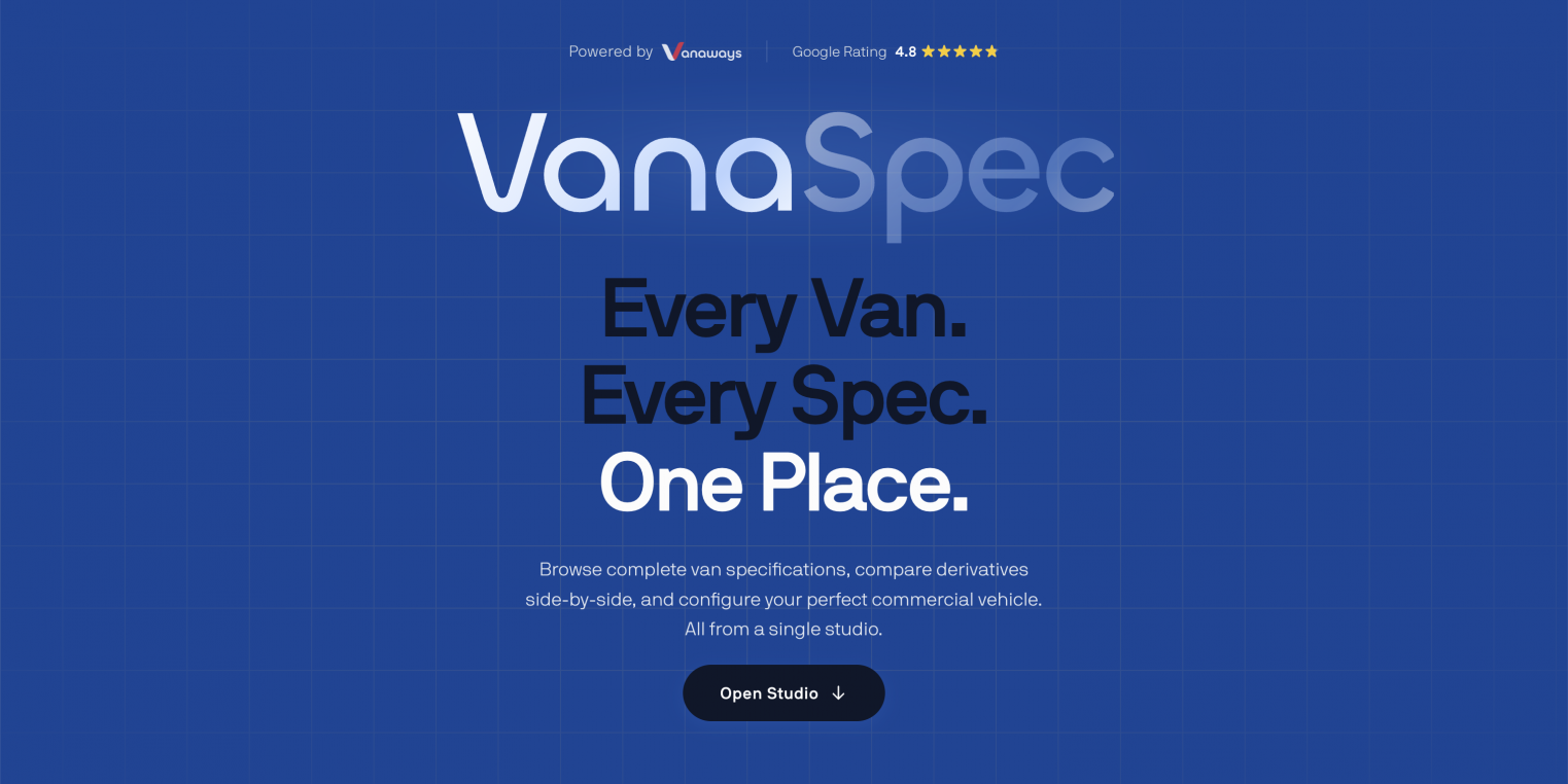 Vanaways Launches VanaSpec: A New Digital Platform Transforming the Way Businesses Find Their Perfect Van